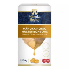 MANUKA HEALTH MGO 400+ Lollipops imbiero ir citrinos, 100 g