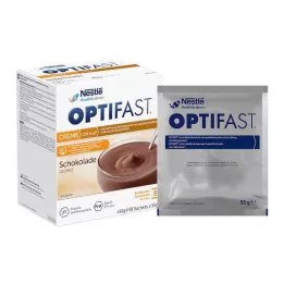 OPTIFAST Kreminio šokolado milteliai, 8X55 g