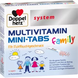 DOPPELHERZ Multivitaminų mini tablečių sistema, 20 vnt