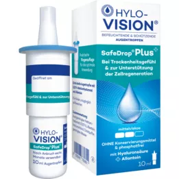 HYLO-VISION SafeDrop Plus akių lašai, 10 ml