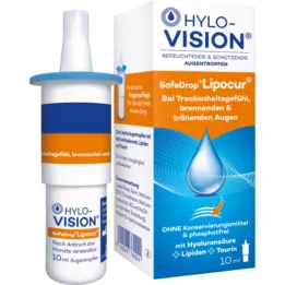HYLO-VISION SafeDrop Lipocur akių lašai, 10 ml