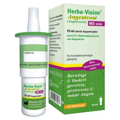 HERBA-VISION Eyebright MD sine akių lašai, 10 ml