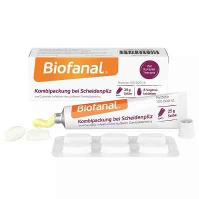 Biofanal® kombinuota pakuotė nuo makšties pienligės, 1 vnt Biofanal® kombinuota pakuotė nuo makšties pienligės, 1 vnt