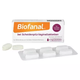 BIOFANAL nuo makšties mikozės 100 000 I.U. makšties tablečių, 6 vnt