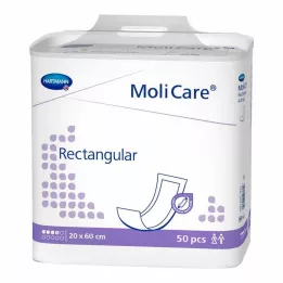MOLICARE stačiakampio formos 4 lašai 20x60 cm, 50 vnt