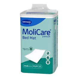 MOLICARE Premium lovos kilimėlis 5 lašai 60x90 cm, 25 vnt
