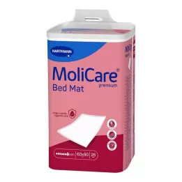 MOLICARE Premium lovos kilimėlis 7 lašai 60x90 cm, 25 vnt