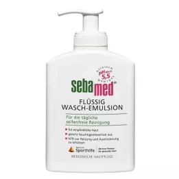 SEBAMED Skysta skalbimo emulsija su dozatoriumi, 200 ml