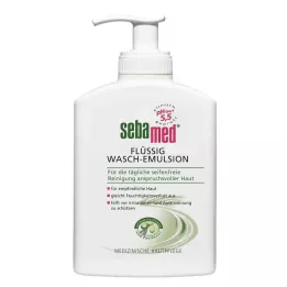 SEBAMED skysta skalbimo emulsija su alyvuogėmis su dozatoriumi, 200 ml