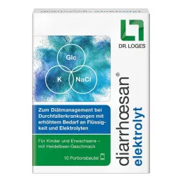 DIARRHOESAN elektrolitų tirpalas, skirtas gerti, 10 vnt