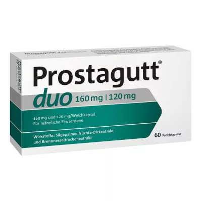 Prostagutt duo 160 mg/120 mg minkštos kapsulės, 60 vnt