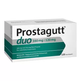 Prostagutt duo 160 mg/120 mg minkštos kapsulės, 120 vnt