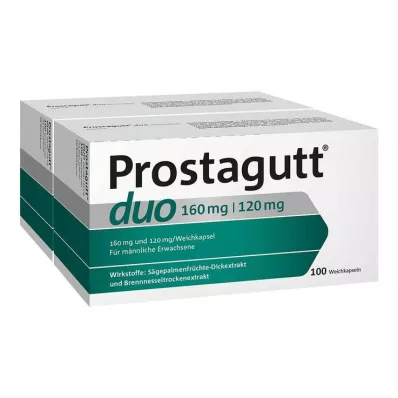 PROSTAGUTT duo 160 mg/120 mg minkštos kapsulės 200 vnt., 200 vnt