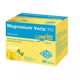 MAGNESIUM VERLA 400 Tiesioginės granulės, 50 vnt