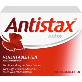 ANTISTAX papildomos venų tabletės, 180 vnt