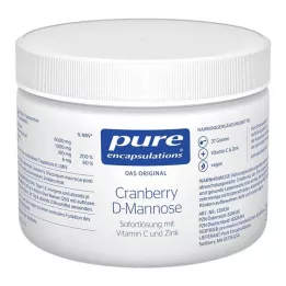 PURE ENCAPSULATIONS Spanguolių D-mannozės milteliai, 37 g