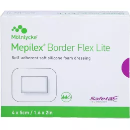 MEPILEX Border Flex Lite putų tvarstis 4x5 cm, 10 vnt