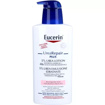 EUCERIN UreaRepair PLUS 5 % losjonas su kvapiosiomis medžiagomis, 400 ml