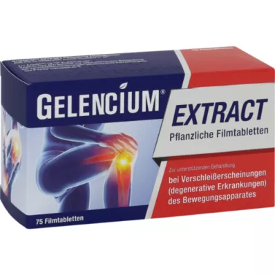 GELENCIUM EXTRACT vaistažolių plėvele dengtos tabletės, 75 vnt