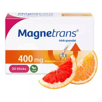 MAGNETRANS 400 mg geriamųjų granulių, 20X5,5 g