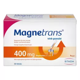 MAGNETRANS 400 mg geriamosios granulės, 50X5,5 g