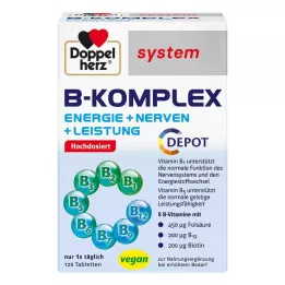 DOPPELHERZ B-komplekso sistemos tabletės, 120 vnt