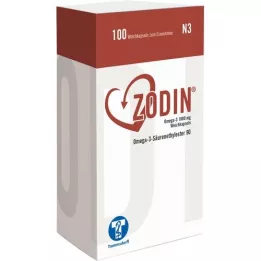 ZODIN Omega-3 1 000 mg minkštos kapsulės, 100 vnt