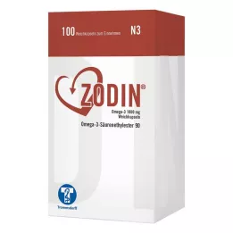 ZODIN Omega-3 1 000 mg minkštos kapsulės, 100 vnt