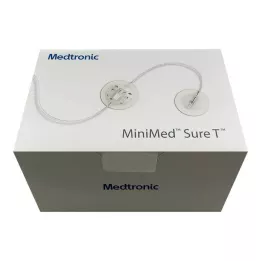 MINIMED Sure-T 10 mm 80 cm infuzijų rinkinys, 10 vnt