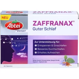 ABTEI EXPERT ZAFFRANAX Gero miego tabletės, 20 vnt
