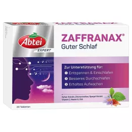 ABTEI EXPERT ZAFFRANAX Gero miego tabletės, 20 vnt