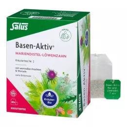 BASEN AKTIV Arbata Nr. 2 Pieninės kiaulpienės Organic Salus, 40 kapsulių