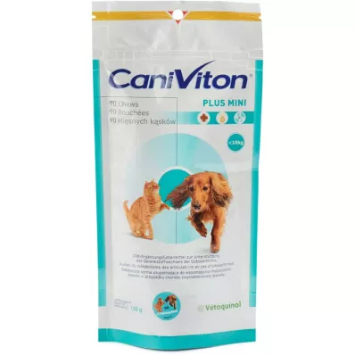 CANIVITON Plus mini dietiniai kramtukai šunims ir katėms, 90 vnt