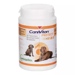 CANIVITON Protect papildomo maisto tabletės šunims ir katėms, 90 vnt