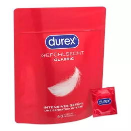 DUREX Jautriai minkšti prezervatyvai, 40 vnt