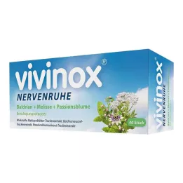 VIVINOX Nervinis poilsis Baldr.+Mel.+Passion.Calming.Drag., 40 St