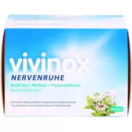 VIVINOX Nervinis poilsis Baldr.+Mel.+Passion.Calming.Drag., 100 St