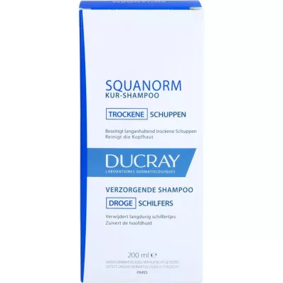 DUCRAY SQUANORM Šampūnas nuo sausų pleiskanų, 200 ml