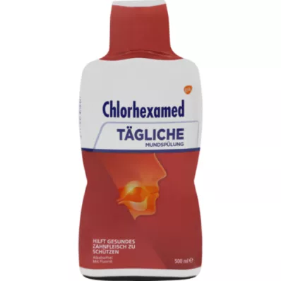 CHLORHEXAMED Kasdienis burnos skalavimo skystis 0,06%, 500 ml