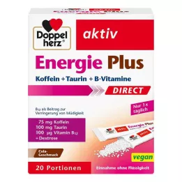 DOPPELHERZ Energy Plus DIRECT Granulės, 20 vnt