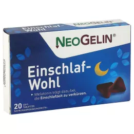 NEOGELIN Sleep Well kramtomosios tabletės, 20 kapsulių