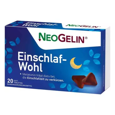 NEOGELIN Sleep Well kramtomosios tabletės, 20 kapsulių