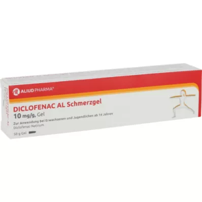 DICLOFENAC AL Skausmo gelis 10 mg/g, 50 g