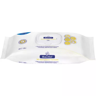 BACILLOL 30 jautrių servetėlių Flow-Pack, 40 vnt