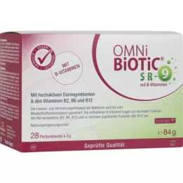 OMNI BiOTiC SR-9 su B grupės vitaminų paketėliais po 3 g, 28X3 g