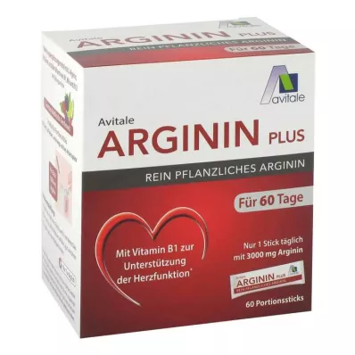 ARGININ PLUS Vitaminas B1+B6+B12+Folio rūgštis, 60X5,9 g