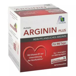 ARGININ PLUS Vitaminas B1+B6+B12+Folio rūgštis, 90X5,9 g