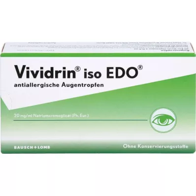 VIVIDRIN iso EDO antialerginiai akių lašai, 30X0,5 ml