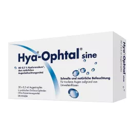 HYA-OPHTAL sine akių lašai, 30X0,5 ml