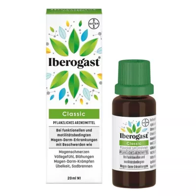 IBEROGAST Klasikinis geriamasis skystis, 20 ml IBEROGAST Klasikinis geriamasis skystis, 20 ml